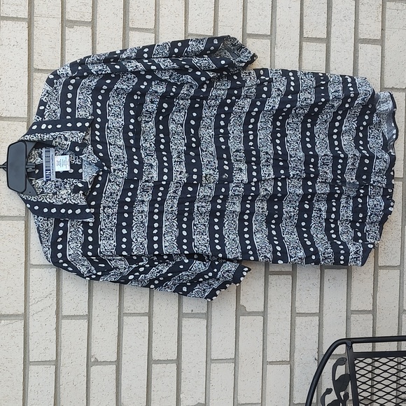 Black/White Shirt/Mens - Picture 1 of 7